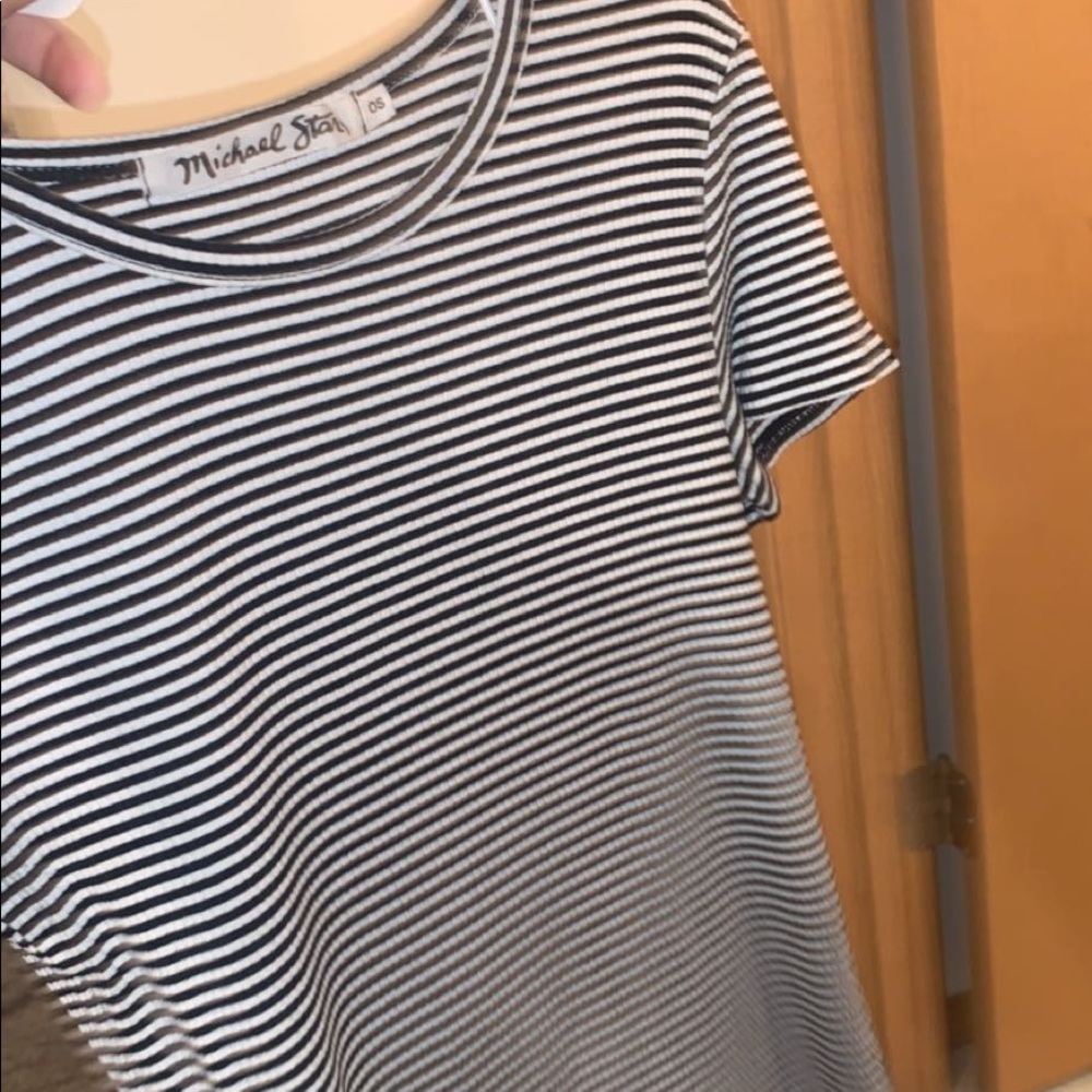 short sleeve striped shirt